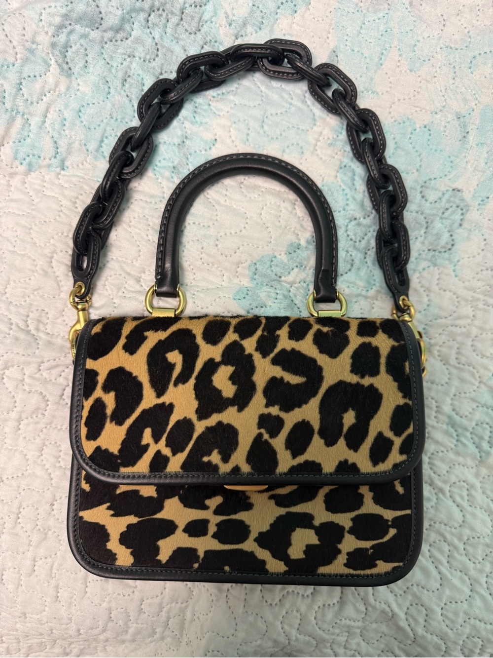 coach large rouge top handle